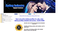 Desktop Screenshot of datingprofilessale.com